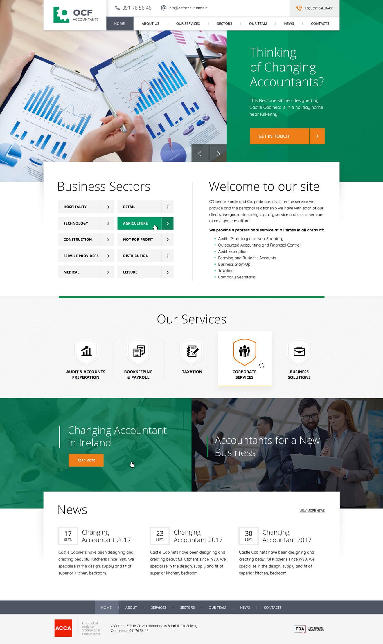 Accounting Website Design